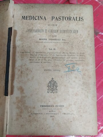 Giuseooe Antonelli - Medicina pastoralis in usum confessariorum