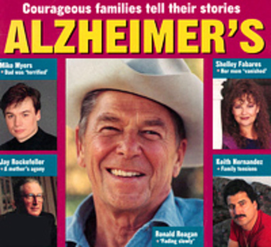 Reagan has Alzheimer's
