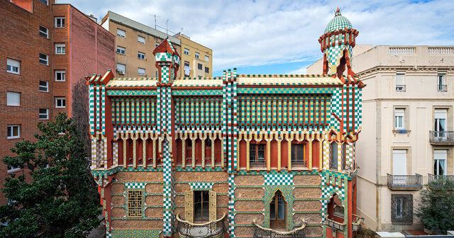 construcción Casa Vicens (primer edificio modernista)