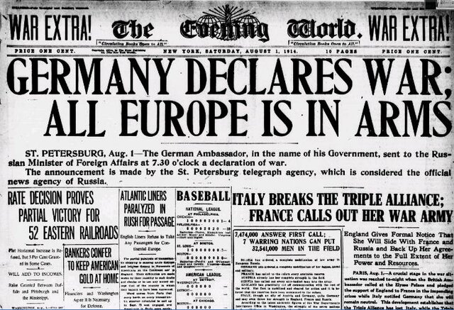 La guerra se declara