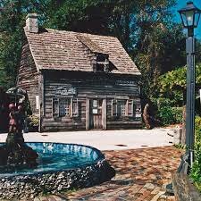 Wooden Settlement of St. Augustine burned down