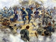 Las tropas alemanas invocan a la Fortaleza de Douaumont