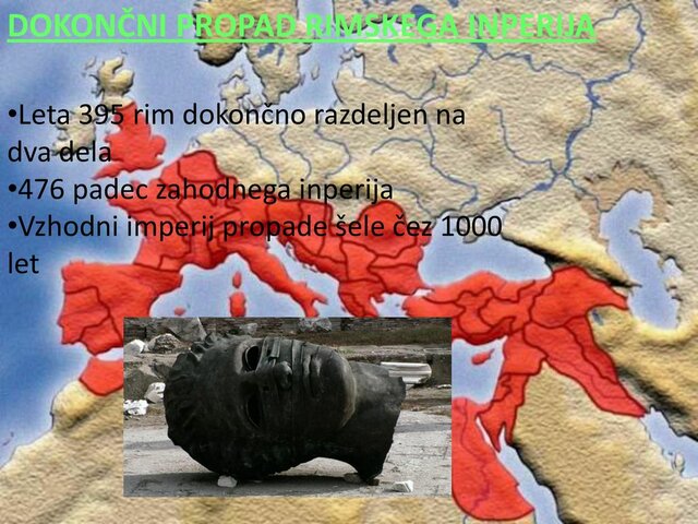 Propad zahodnega dela Rimskega cesarstva