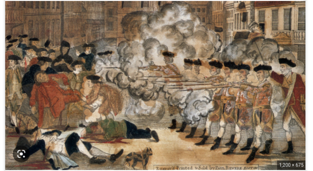 The Boston Massacre.