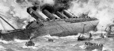 El hundimiento del RMS Lusitania