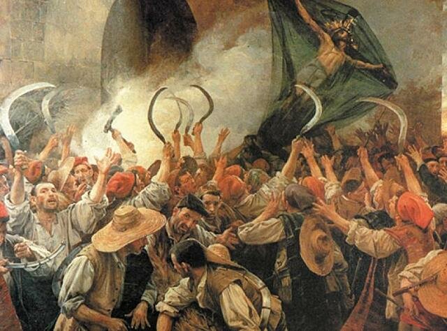 El trencament amb la monarquia hispanica