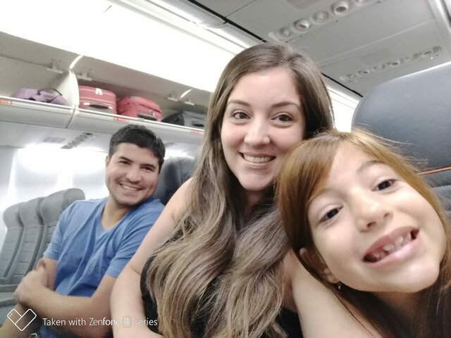 Minha primeira viagem de avião