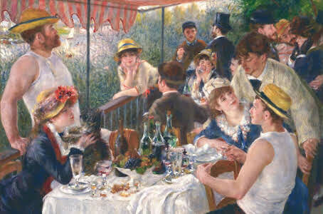 COLAZIONE DEI CANOTTIERI (RENOIR)
