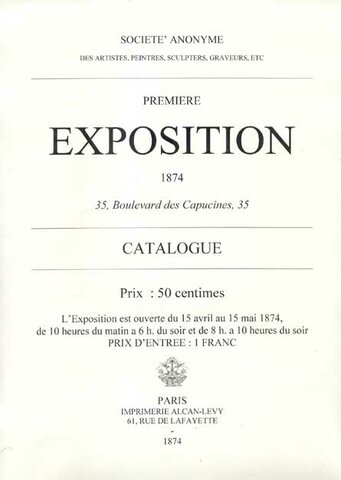 La prima mostra impressionista