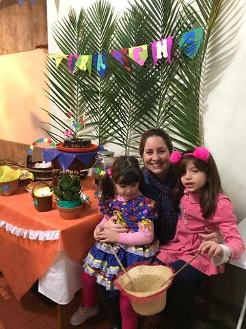O aniversario da minha tia