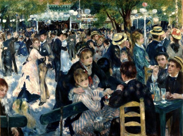 ”Ballo al mouline della galete” Renoir