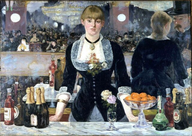 “bar dei folies-bergère“ Manet