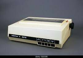 1980 - Impresora láser a blanco y negro