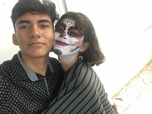 Primera vez haciendo un maquillaje de catrina para un evento escolar