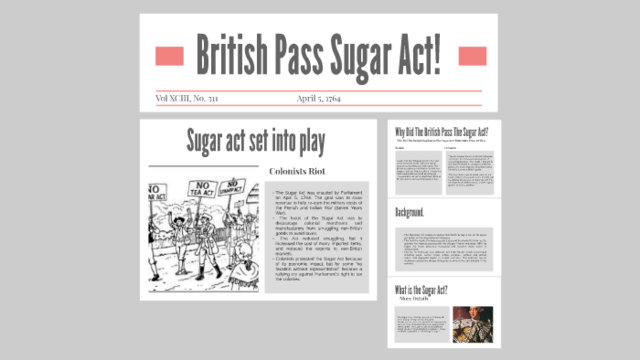 The Sugar Act of 1764
