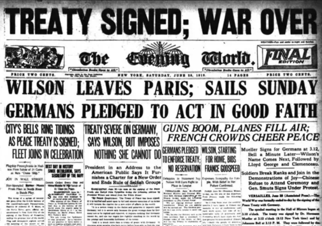 The Treaty of Versailles