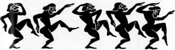 Fragment tantsujoonisest, Mükeene keraamika