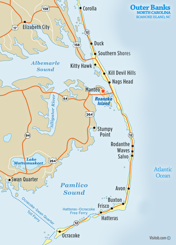 White returned to Roanoke Island