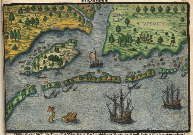 Queen Elizabeth and Roanoke