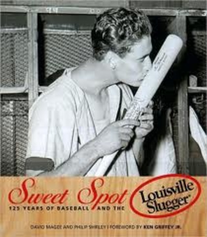 Pete Browning uses the first Louisville Slugger bat.
