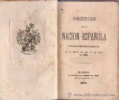 CONSTITUCIÓN DE 1869