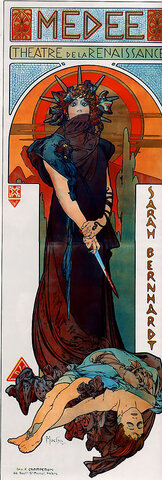Medea, Alfons Mucha (cartelismo)