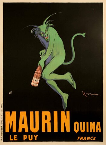 Absenta Maurin Quina, Leonetto Capiello (cartelismo)