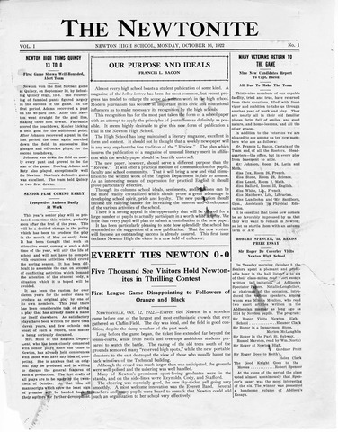 The origins of The Newtonite