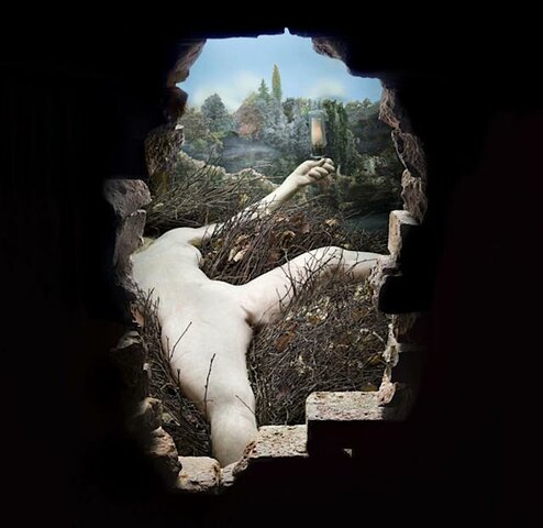 Dados: 1. La cascada 2. El gas del alumbrado público, Duchamp (dadaismo)