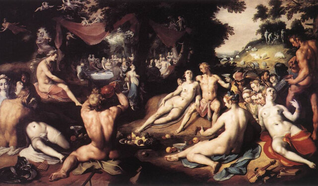 The wedding of Pelius and Thetis