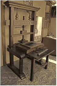 Primera imprenta instalada en Canadá.