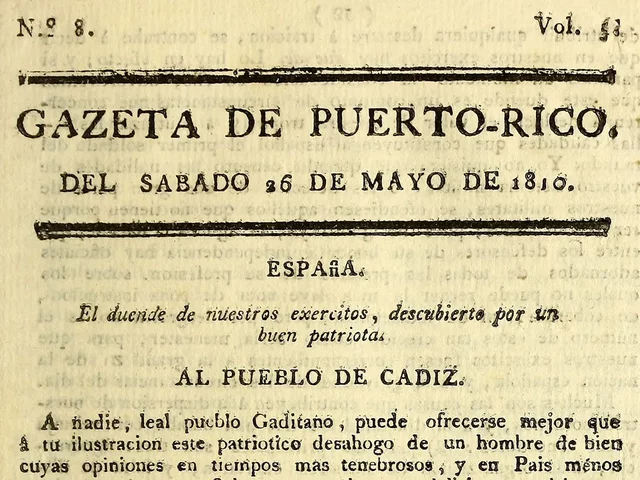 La primera imprenta en Puerto Rico.