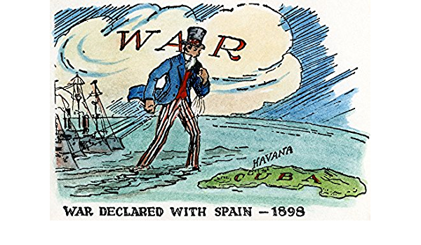 The US declares war on Spain