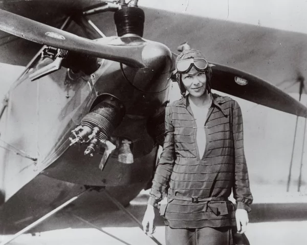 Amelia Earhart takes first flying lessons