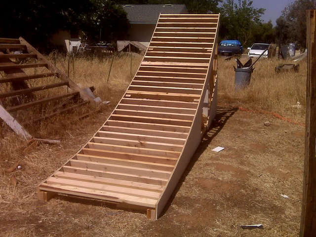 building skateboard ramps