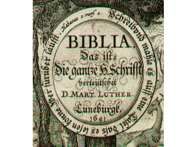 Publicación del Nuevo Testamento traducido del griego al alemán