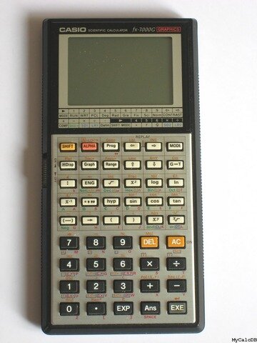La compañía Casio presenta la primera calculadora científica con capacidad de graficar, que permite graficar funciones de una sola variable y asociarle una tabla de valores.
