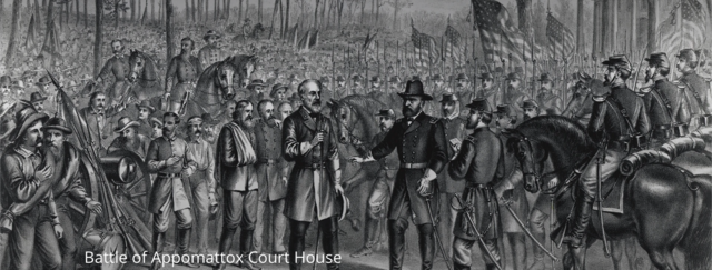 The Treaty at Appomattox Courthouse