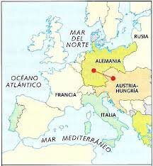 La dúplice alianza: Austria y Alemania.