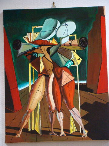 Hector y Andromaca, Chirico (surrealismo)