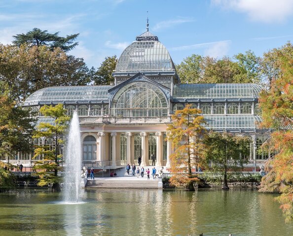 El Palacio de Cristal de El Retiro