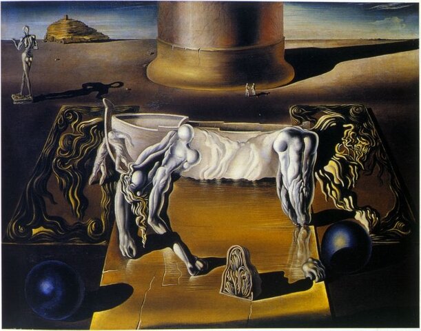 Durmiente caballo leon invisible, Dalí (surrealismo)