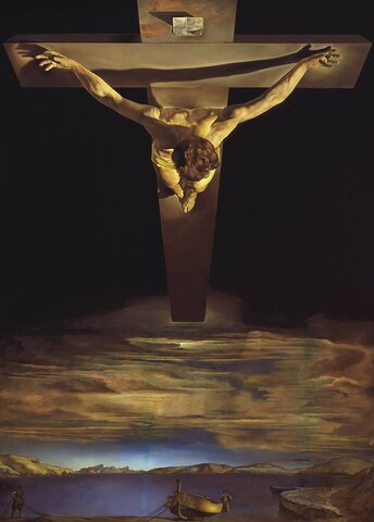 El cristo de San Juan de la cruz, Dalí (surrealismo)