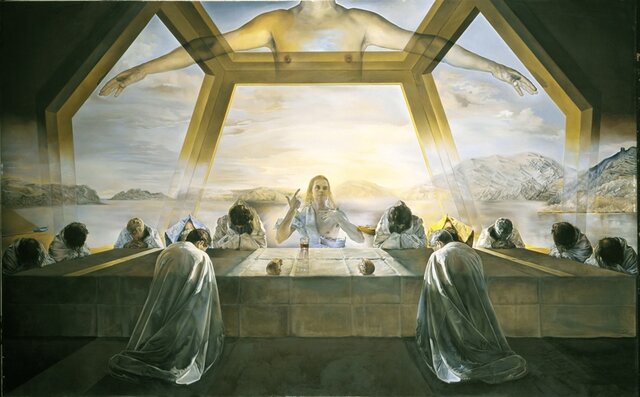 La última cena, Dalí (surrealismo)