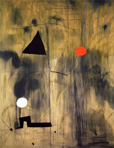 El nacimiento del mundo, Miró (surrealismo)