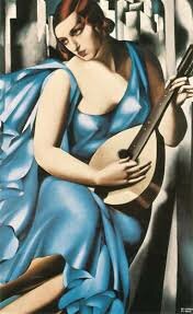 The musician, Tamara Lempicka (Art Decó)