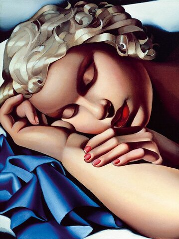 Durmiente, Tamara Lempicka (Art Decó)