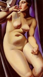Desnuda con paloma, Tamara Lempicka (Art Decó)