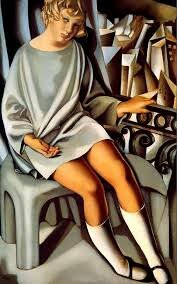 Kizette en el balcón, Tamara Lempicka (Art Decó)