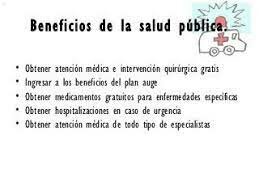 Beneficios de la salud publica.
